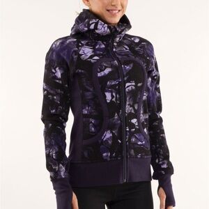 Lululemon Athletica Purple Scuba Zip Up Sweatshirt